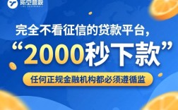 有没有不看征信的贷款平台2000秒下款，哪里申请容易通过
