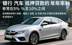 银行汽车抵押贷款利息一般是多少，哪家银行利息最低
