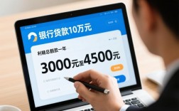 向银行贷款10万一年利息是多少，10万贷款利息怎么算？