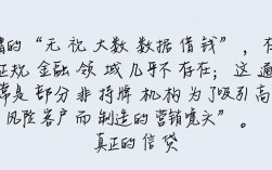 无视大数据借钱是真的吗，哪里有不用查征信的贷款