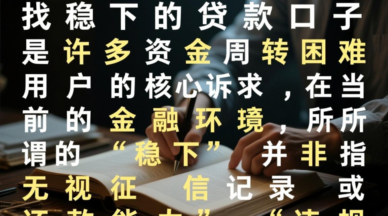 稳下的贷款口子有哪些?2026容易下款吗? 稳下的贷款口子有哪些