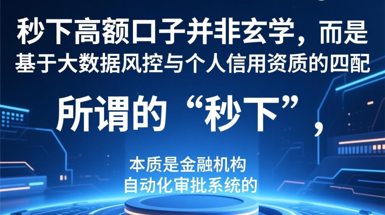 秒下的高额口子怎么申请