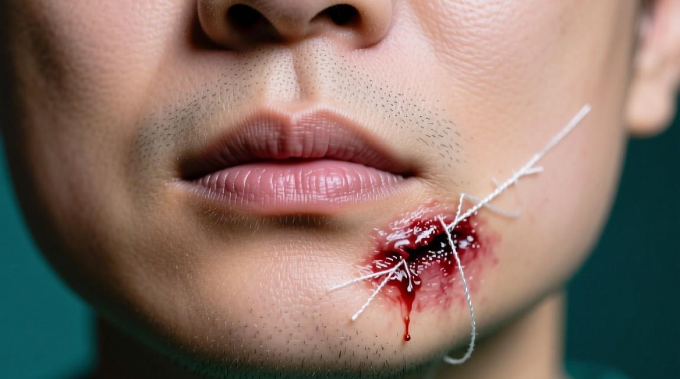 下巴很深的口子怎么处理,深伤口愈合后会不会留疤 下巴很深的口子怎么处理