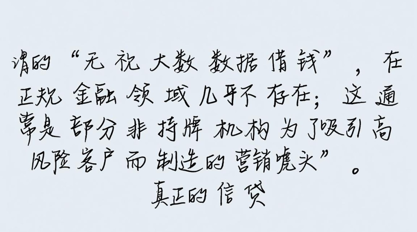 无视大数据借钱是真的吗,哪里有不用查征信的贷款 无视大数据借钱是真的吗