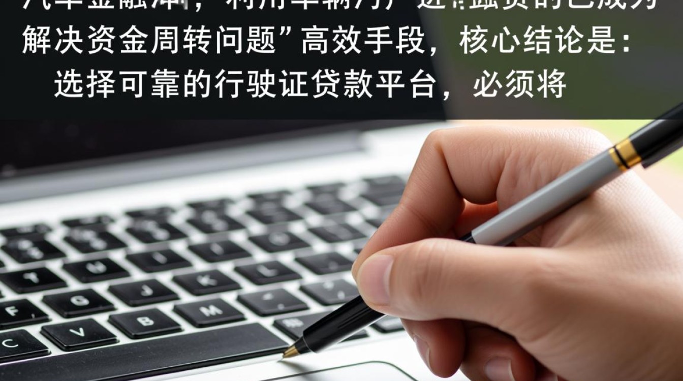 行驶证贷款平台哪个靠谱