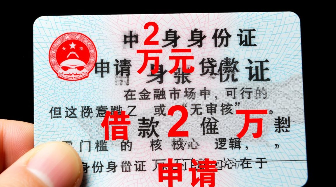 身份证借款2万怎么申请?凭身份证能借2万吗? 身份证借款2万怎么申请