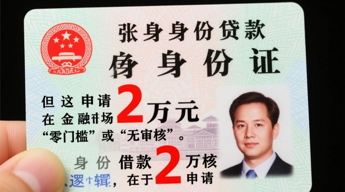 身份证借款2万怎么申请?凭身份证能借2万吗? 身份证借款2万怎么申请