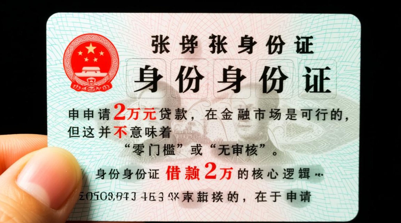 身份证借款2万怎么申请?凭身份证能借2万吗? 身份证借款2万怎么申请