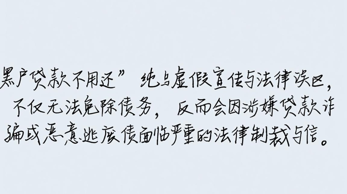 黑户贷款不用还是真的吗，黑户贷款不还后果严重吗