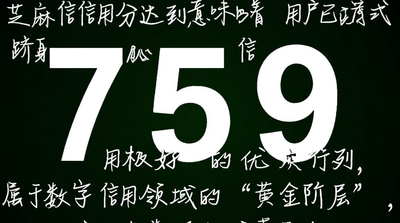 芝麻信用759分属于什么水平