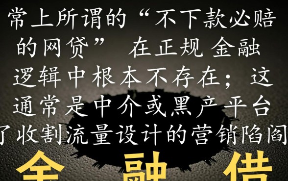 不下款必赔的网贷是真的吗，有哪些靠谱口子？