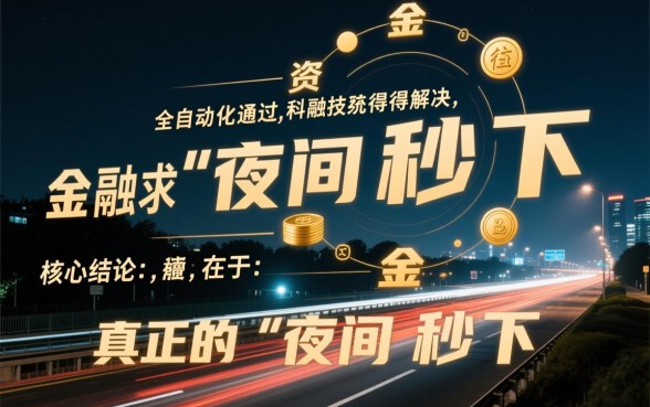 夜间秒下的黑口子是真的吗，2026不用审核的贷款口子怎么申请