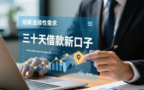 三十天借款新口子怎么申请？急用钱哪里能秒下款？