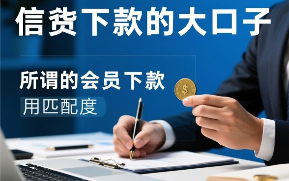 会员下款的大口子是真的吗，怎么申请秒下款