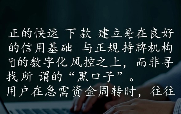 快速下款的小口子怎么申请？不用审核秒下款哪里有？
