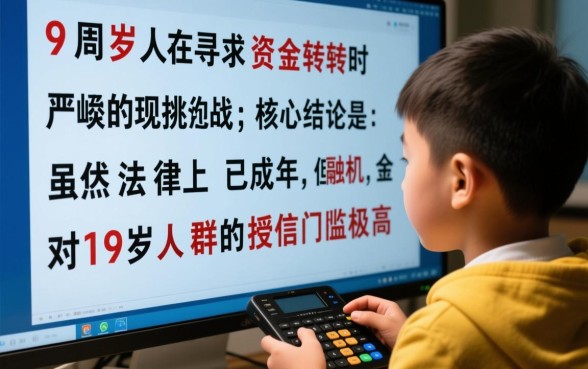 19周岁借款口子靠谱吗