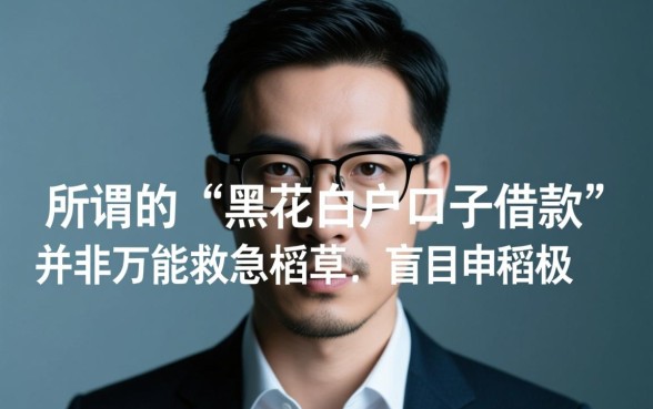 黑花白户口子借款能下款吗，2026年黑户白户哪里能借到钱？