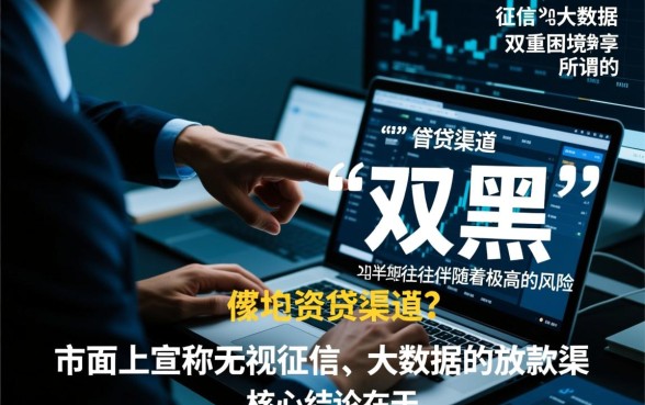 双黑下款的口子有哪些，2026年最新不看征信的贷款口子？