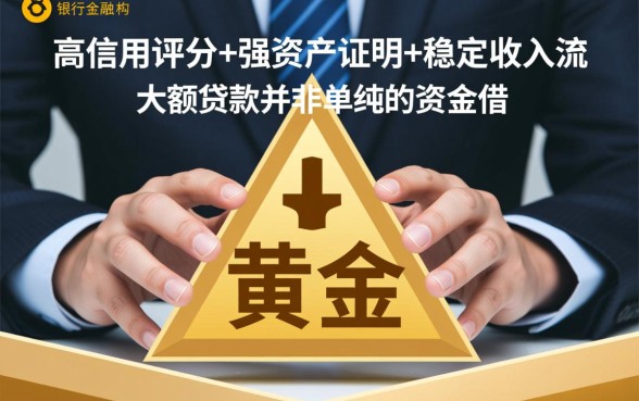 怎么可以大额贷款，大额贷款怎么申请容易通过？