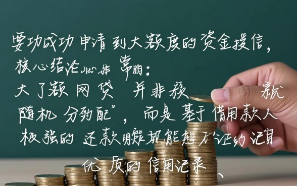 可以贷大额的网贷有哪些？正规大额网贷怎么申请？