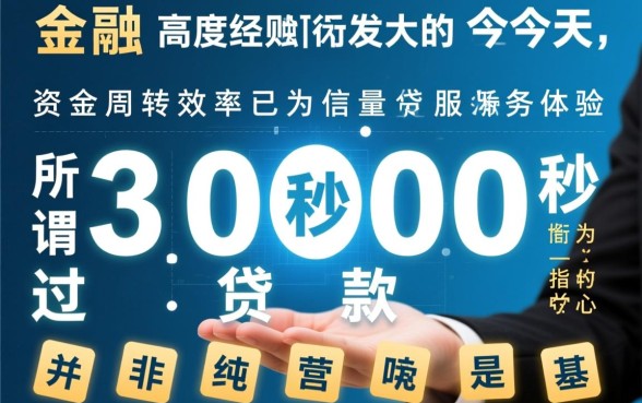 3000秒过贷款是真的吗，3000秒过贷款怎么申请