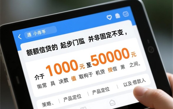 小额信贷最低额度是多少