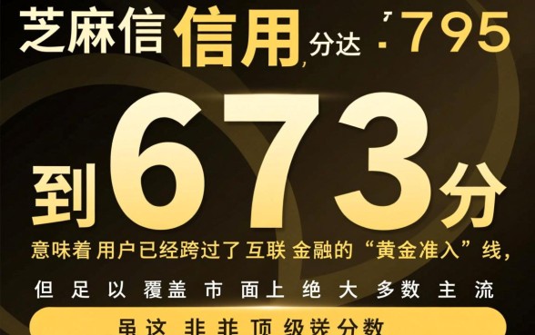 芝麻分673能贷款吗,芝麻分673贷款额度大概有多少 芝麻分673贷款额度大概有多少
