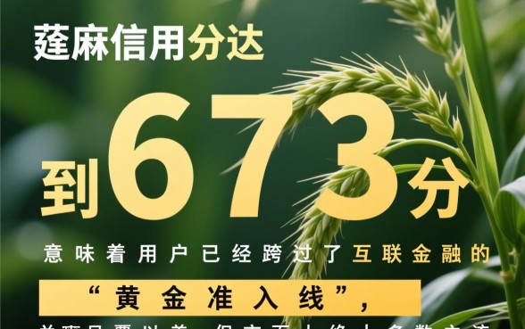 芝麻分673能贷款吗,芝麻分673贷款额度大概有多少 芝麻分673贷款额度大概有多少