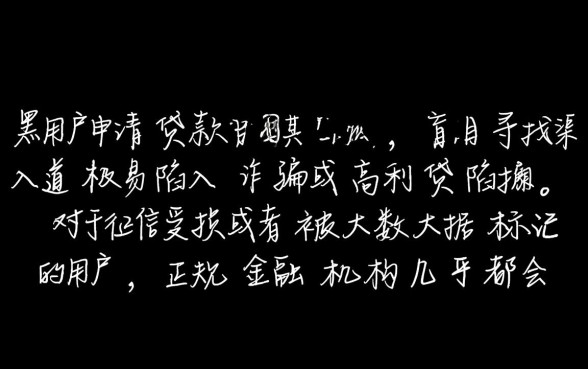 网黑哪里能借到钱,有哪些不看征信的口子能下款 有哪些不看征信的口子能下款
