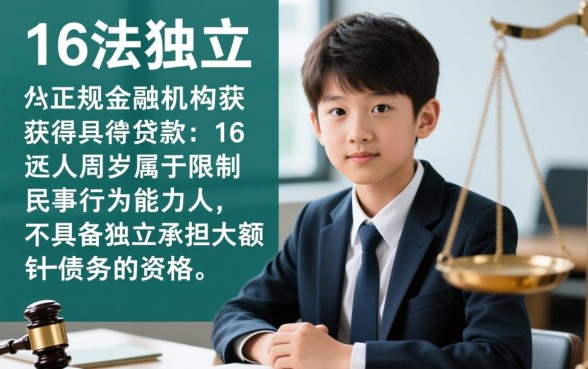 16岁可以借贷吗，未成年贷款需要什么条件才能成功下款