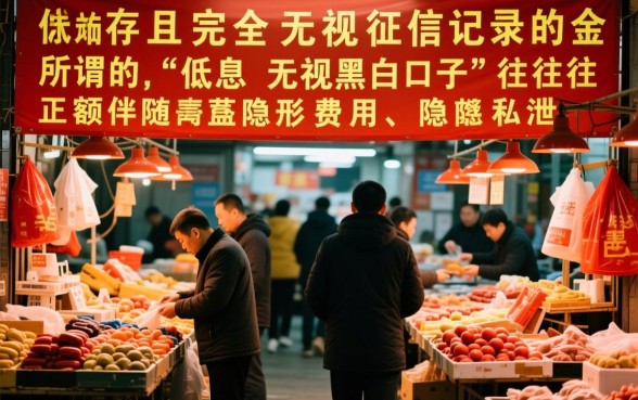 低息无视黑白口子有哪些，2026最新不看征信网贷怎么申请