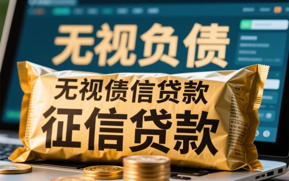 无视负债征信贷款是真的吗
