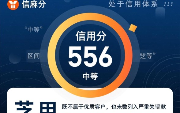 芝麻分556能下款吗