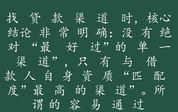哪里贷款最容易过，哪个贷款平台门槛低容易下款？