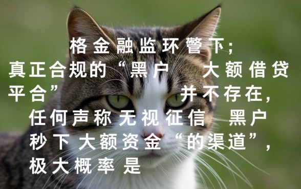 黑户大额借贷平台哪里有，黑户能贷款吗2026