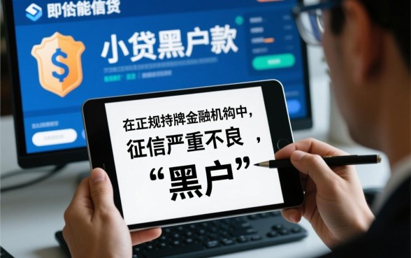 小贷黑户能下款吗，有哪些平台秒批不查征信