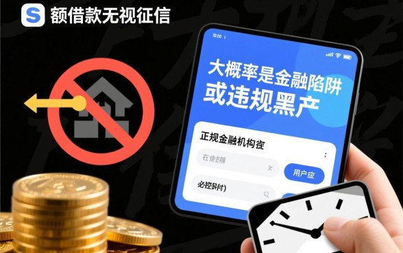 大额借款无视征信怎么申请，哪里有靠谱的下款口子？