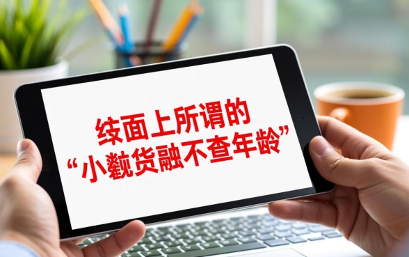 小额贷款真的不查年龄吗