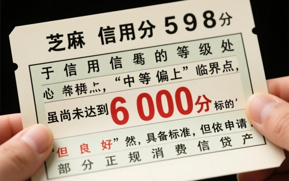 598分怎么申请通过率高