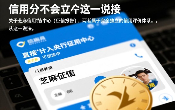 芝麻信用不上征信会影响贷款吗