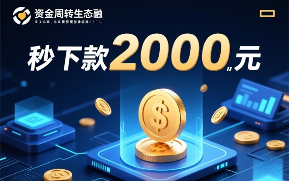 秒下款2000元哪里借？2000元小额贷款怎么申请？