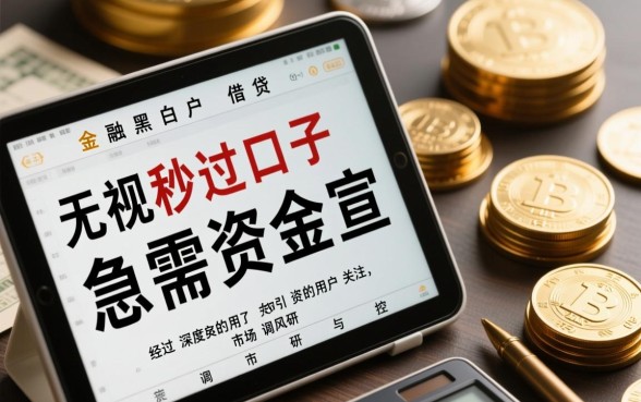 无视黑白户秒过口子是真的吗？2026最新不用审核的贷款哪里有？