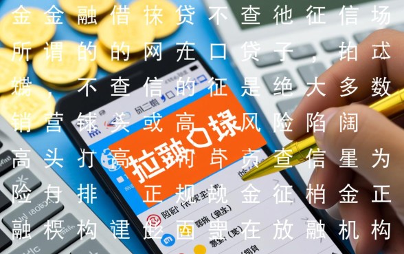 2026不查征信的网贷口子真的吗