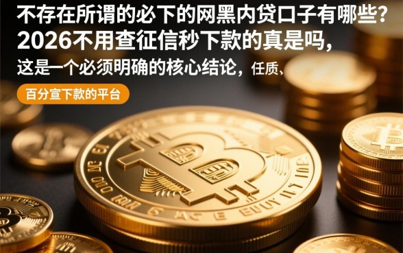 必下的网黑网贷口子有哪些？2026不用查征信秒下款是真的吗