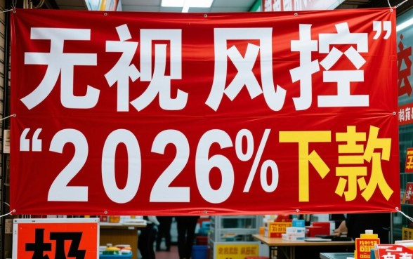 无视风控2026%下款是真的吗，无视风控真的能下款吗