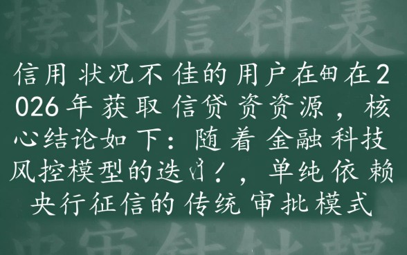 征信黑了2026年还能下款吗,哪些网贷通过率高? 征信黑了2026年还能下款吗