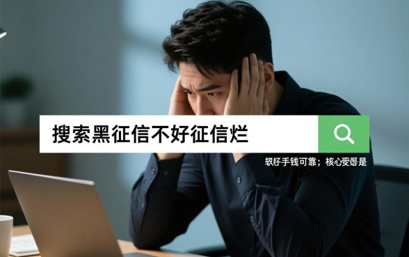 征信黑了怎么借钱，征信不好手机软件什么好借钱可靠