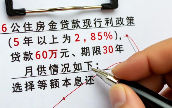 公积金贷款60万30年每月还多少，利息怎么算？