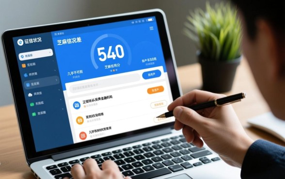 征信黑芝麻信用分540能网贷吗，征信不好怎么贷款
