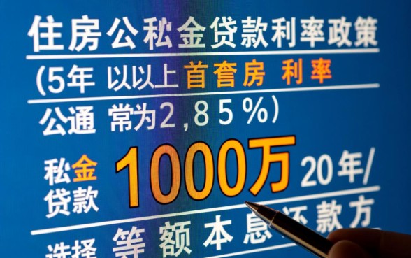 公积金贷款100万20年月供多少，最新利率是多少？